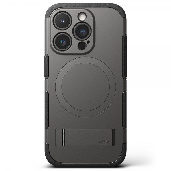 Ringke iPhone 15 Pro -suojakuori Alles MagSafe Gun Metal