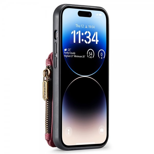 CaseMe iPhone 15 Pro -suojakuori C20 Series Punainen