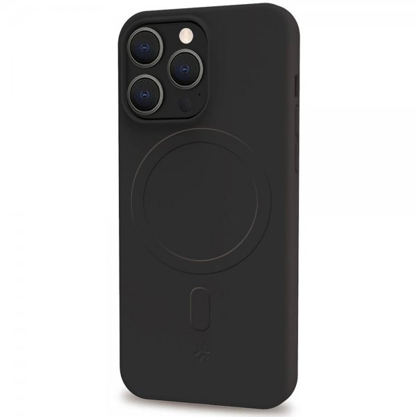 Celly iPhone 15 Pro -suojakuori CROMOMAG Musta