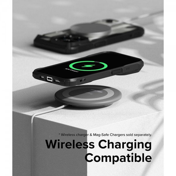 Ringke iPhone 15 Pro Kuori Fusion X Musta