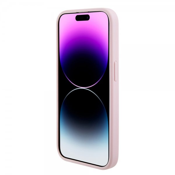 Guess iPhone 15 Pro Kuori G Cube MagSafe Pinkki