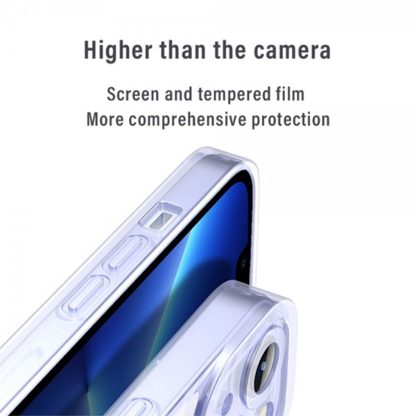 X-Level iPhone 15 Pro Kuori Karkaistu Lasi Musta