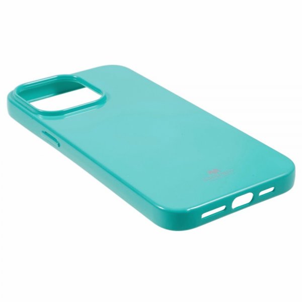 Mercury iPhone 15 Pro Kuori Jelly Glitter Syaani