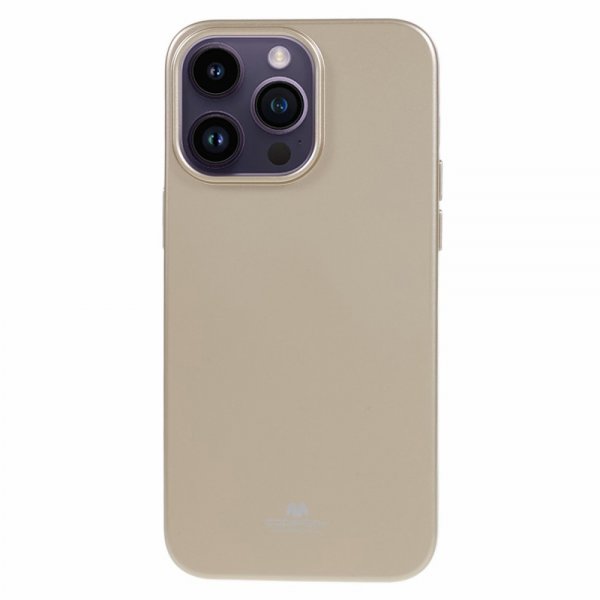 Mercury iPhone 15 Pro Kuori Jelly Glitter Kulta