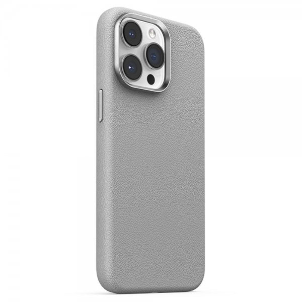 Joyroom iPhone 15 Pro Kuori Litsi Pattern Series MagSafe Harmaa