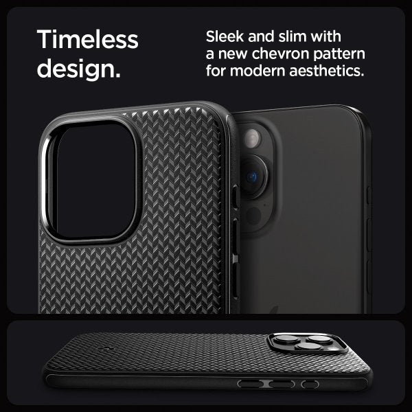 Spigen iPhone 15 Pro -suojakuori Mag Armor MagFit Matte Black