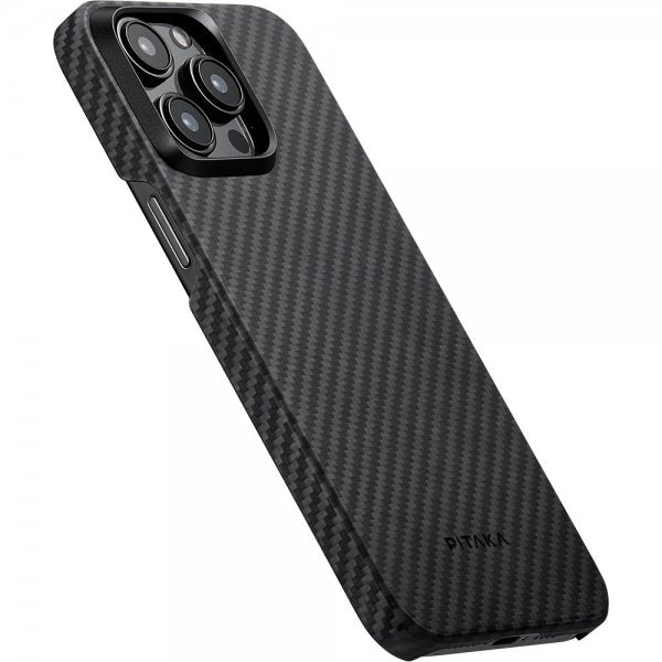 Pitaka iPhone 15 Pro Kuori MagEZ Case 4 Musta/Harmaa Twill