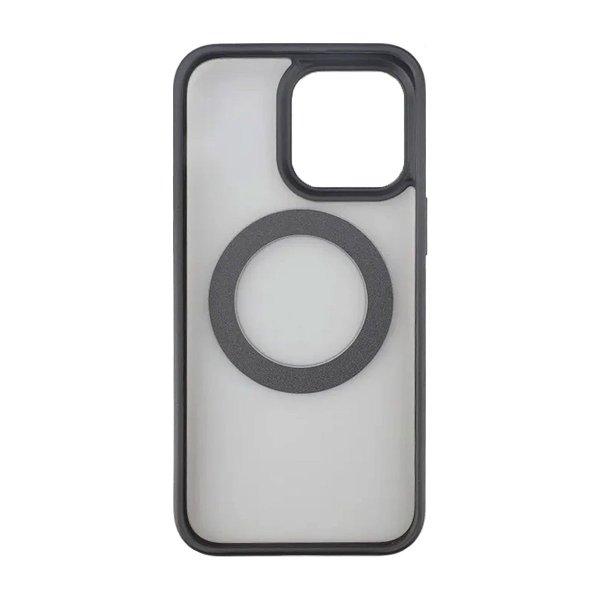 Rvelon iPhone 15 Pro -kuori, pyörivä MagSafe-jalusta, mattamusta