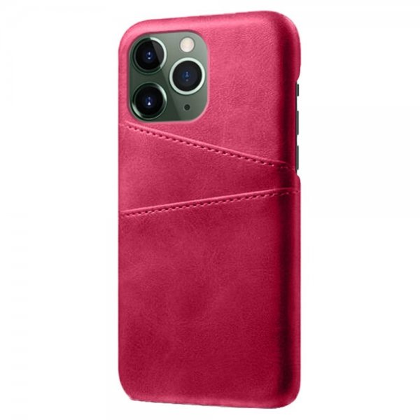iPhone 15 Pro -suojakuori kahdella korttipaikalla, magenta