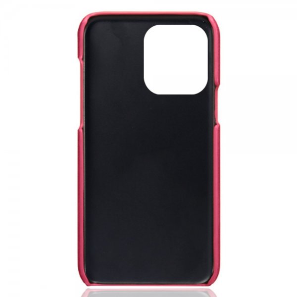 iPhone 15 Pro -suojakuori kahdella korttipaikalla, magenta