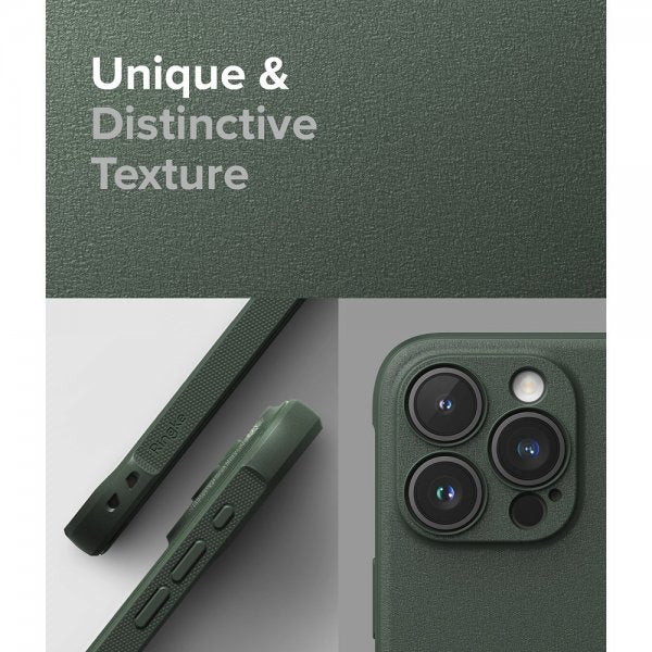 Ringke iPhone 15 Pro -suojakuori, Onyx Dark Green