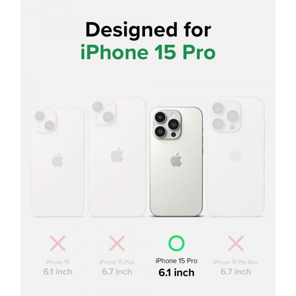 Ringke iPhone 15 Pro -suojakuori, Onyx Design Action Painting