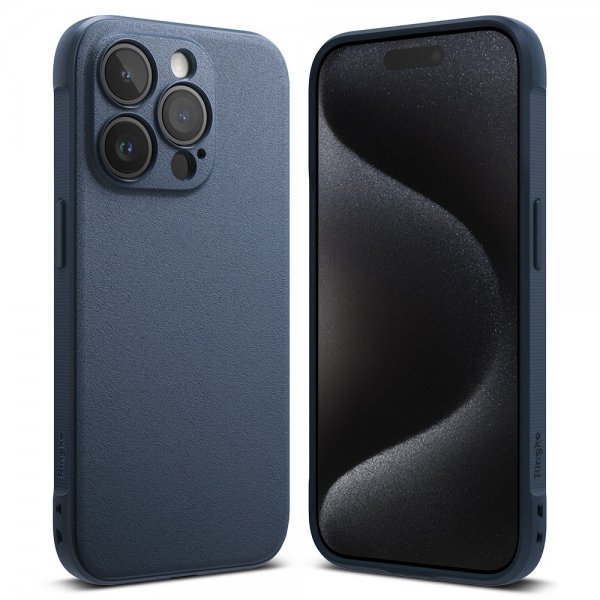 Ringke iPhone 15 Pro -suojakuori, Onyx Navy