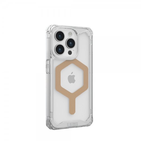 Urban Armor Gear (UAG) iPhone 15 Pro -kuori Plyo MagSafe Ice Kulta