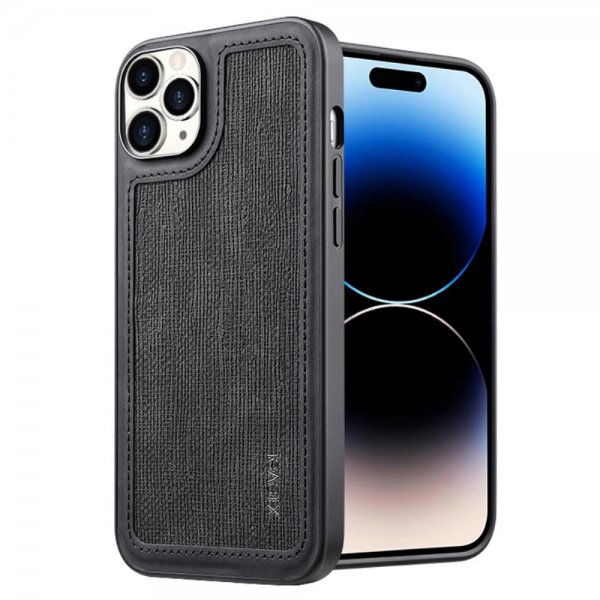X-Level iPhone 15 Pro -kuori, yhdistelmä, musta