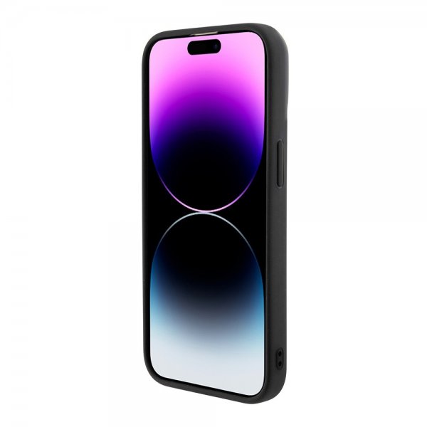 Guess iPhone 15 Pro -suojakuori, Square Mirror, musta