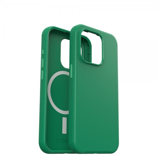 Otterbox iPhone 15 Pro -suojakuori Symmetry MagSafe Green Juice