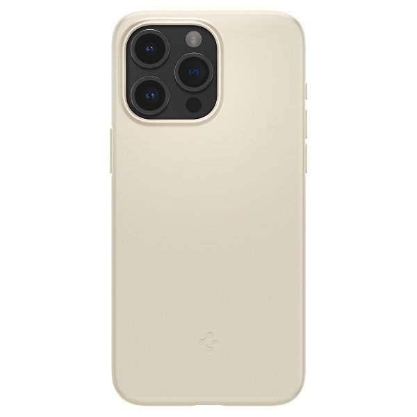 Spigen iPhone 15 Pro -suojakuori Thin Fit Mute Beige