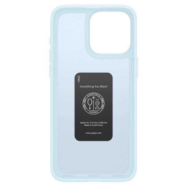 Spigen iPhone 15 Pro -suojakuori, Thin Fit, Mute Blue