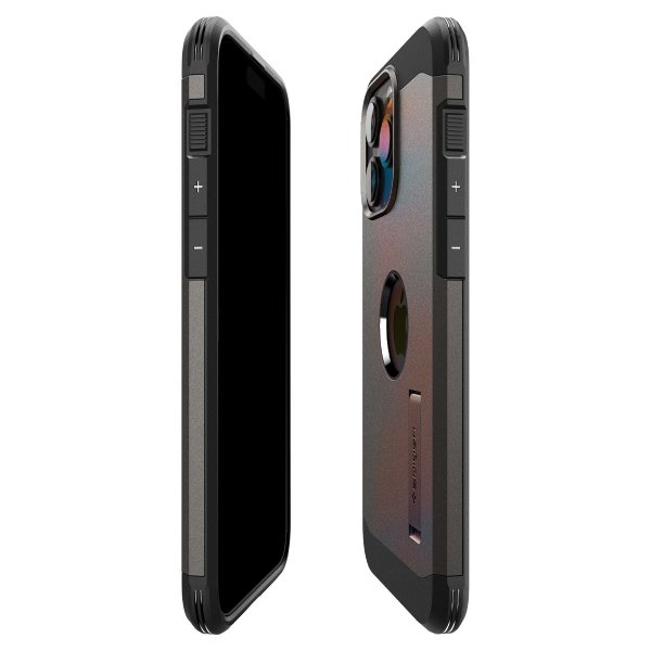 Spigen iPhone 15 Pro Kuori Tough Armor MagFit Gunmetal