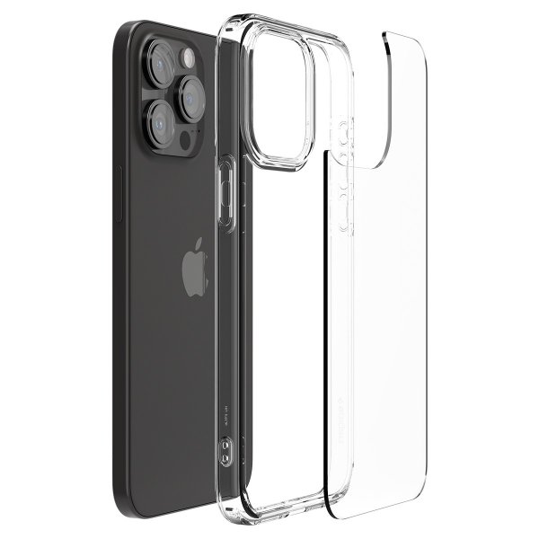 Spigen iPhone 15 Pro Ultra Hybrid -kuori, Crystal Clear