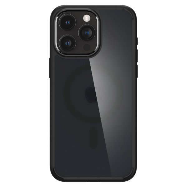 Spigen iPhone 15 Pro -suojakuori Ultra Hybrid MagFit Frost Black