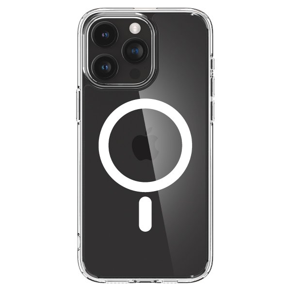 Spigen iPhone 15 Pro Ultra Hybrid MagFit -suojakuori, valkoinen