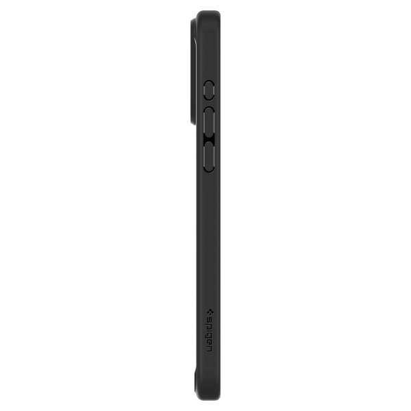 Spigen iPhone 15 Pro -suojakuori Ultra Hybrid Matte, matta musta