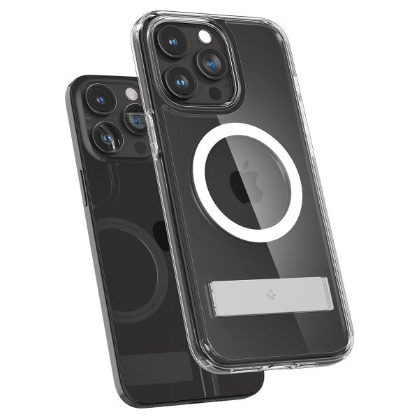 Spigen iPhone 15 Pro Ultra Hybrid S MagFit Crystal Clear -kuori
