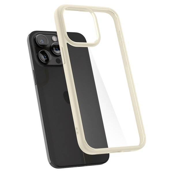 Spigen iPhone 15 Pro Ultra Hybrid Suojakuori Mute Beige