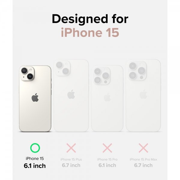 Ringke iPhone 15 Air Clear -suojakuori