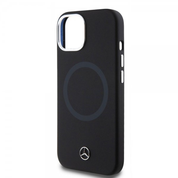 Mercedes Benz iPhone 15 Bicolor MagSafe -kuoret, musta