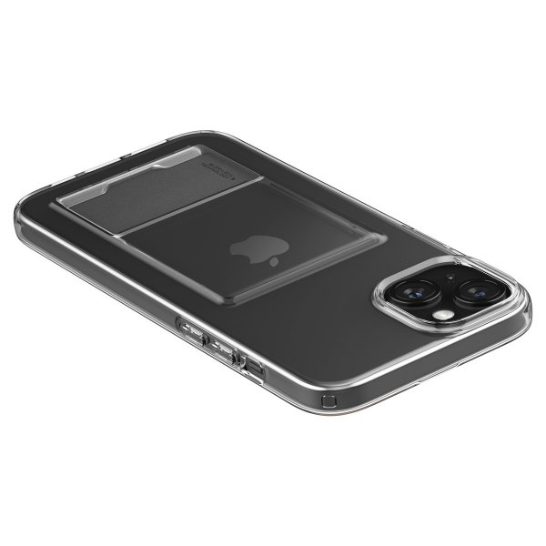 Spigen iPhone 15 Suojakuori Crystal Slot Crystal Clear