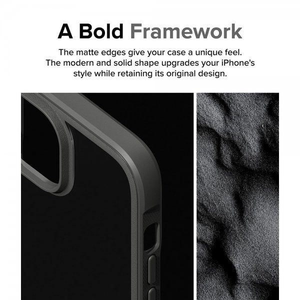 Ringke iPhone 15 -suojakuori Fusion Bold, harmaa