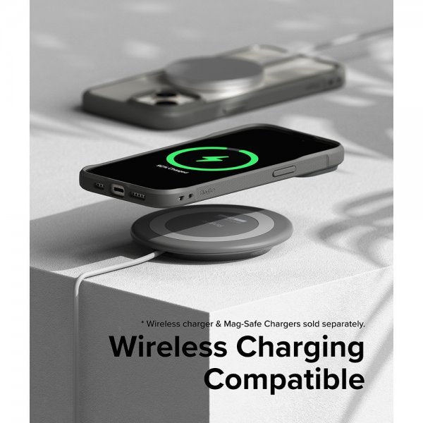 Ringke iPhone 15 -suojakuori Fusion Bold, harmaa