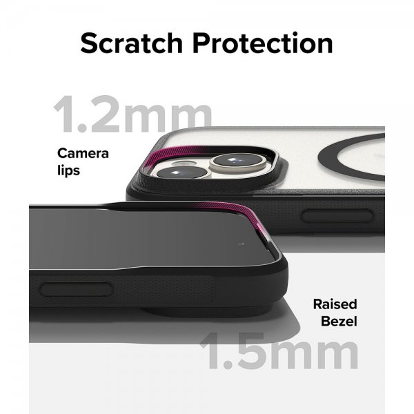 Ringke iPhone 15 -kuori Fusion Bold Magnetic Matte Black