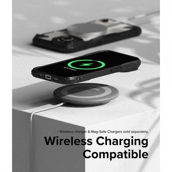 Ringke iPhone 15 -kuori Fusion X Magnetic Matte Black