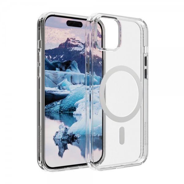 dbramante1928 iPhone 13/14/15/16e/17e Kuori Iceland Pro MagSafe Läpinäkyvä