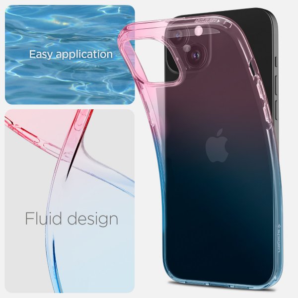 Spigen iPhone 15 -kuori Liquid Crystal Gradation