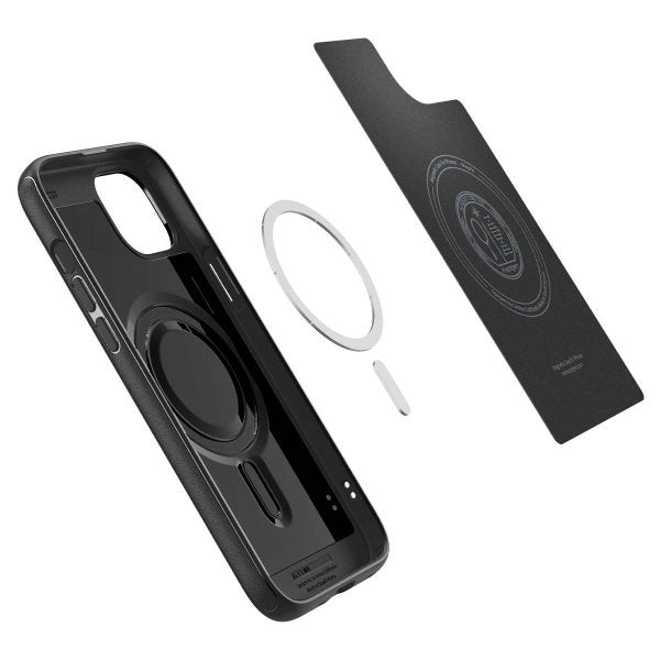 Spigen iPhone 15 Suojakuori Mag Armor MagFit Matte Black