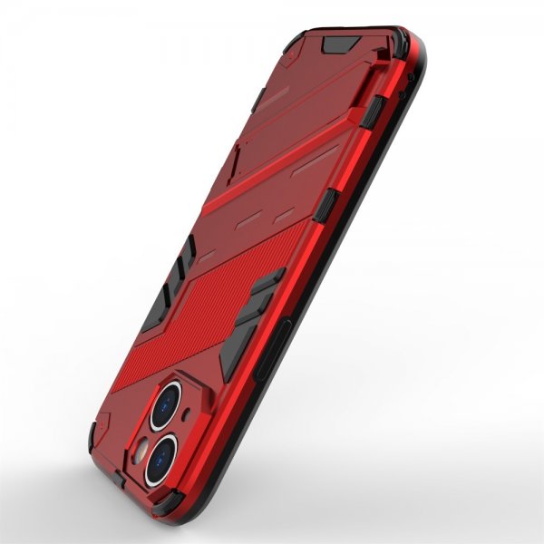 iPhone 15 -kuori jalustalla, punainen
