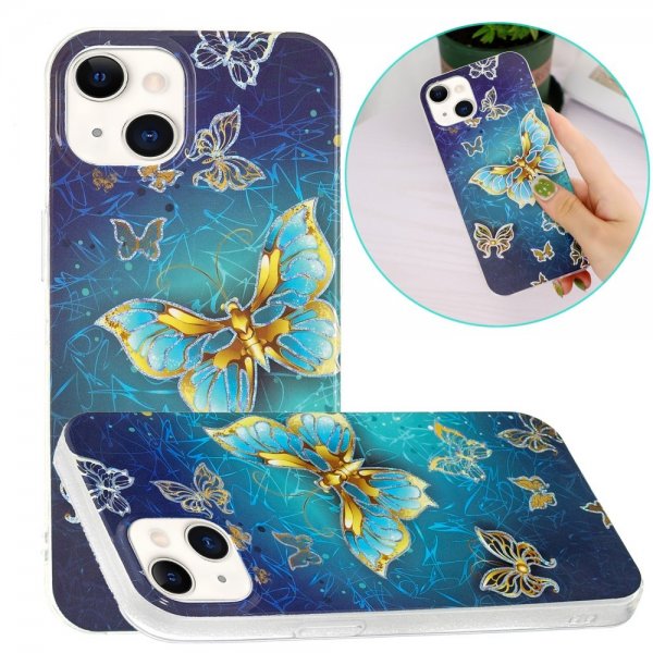 iPhone 15 -kuori – Kimalleperhoset