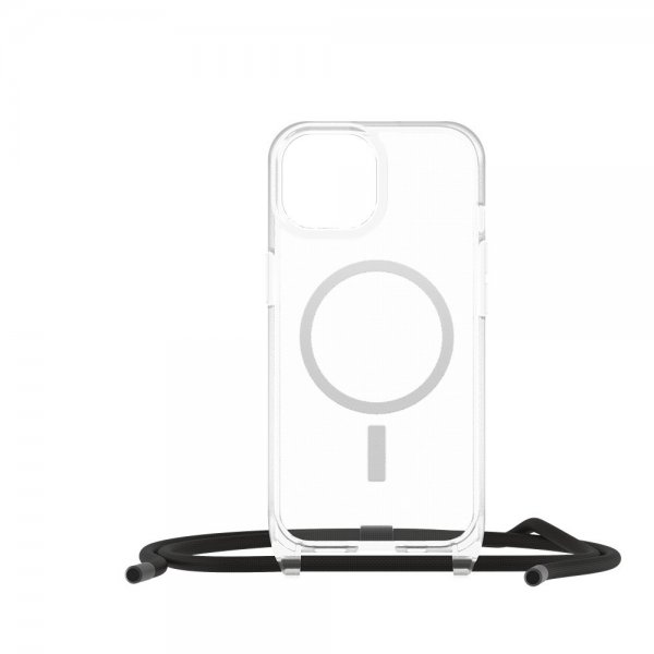 Otterbox iPhone 15 React Necklace MagSafe -läpinäkyvä kuori
