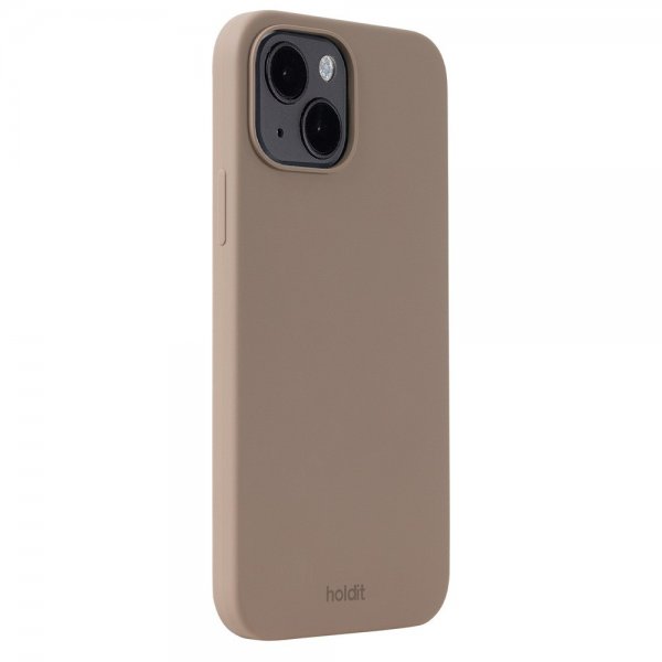 holdit iPhone 15 Silikonikuori Mocha Brown