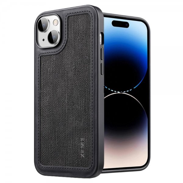 X-Level iPhone 15 Suojakuori Nivelletty Musta