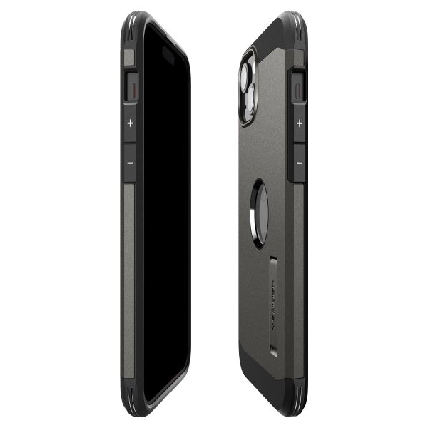 Spigen iPhone 15 Kuori Tough Armor MagFit Gunmetal