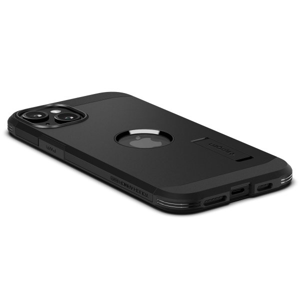 Spigen iPhone 15 Kuori Tough Armor MagFit Musta
