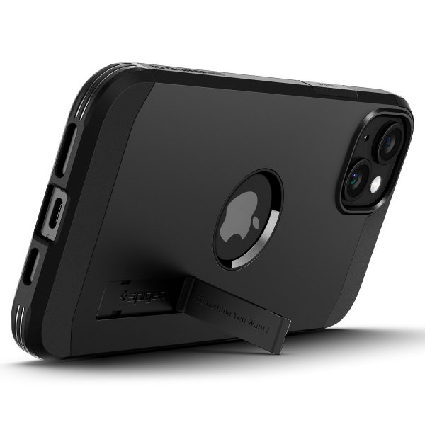 Spigen iPhone 15 Kuori Tough Armor MagFit Musta