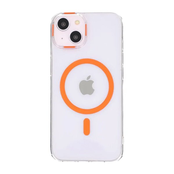 iPhone 15 Kuori TPU MagSafe Oranssi