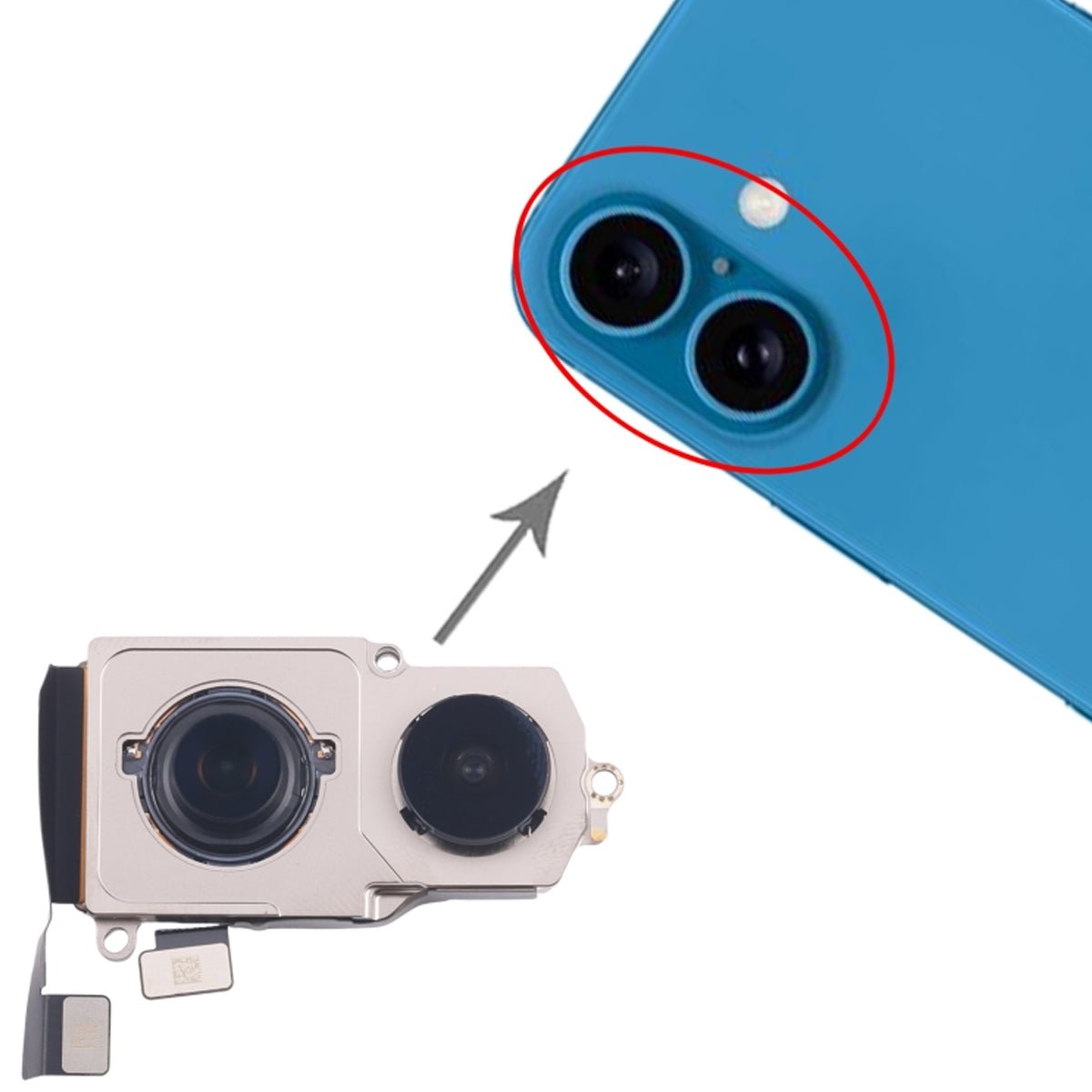 iPhone 16:n alkuperäinen takakamera